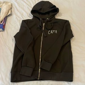 Medium Hoodie with cat ears from the musical Cats.